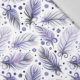 FEATHERS (Very Peri) - Cotton woven fabric