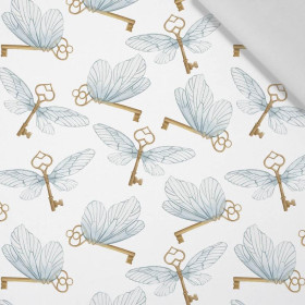 WINGED KEYS (MAGIC SCHOOL) - Cotton woven fabric