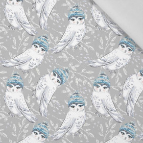 IOWLS IN HATS (ENCHANTED WINTER) - Cotton woven fabric