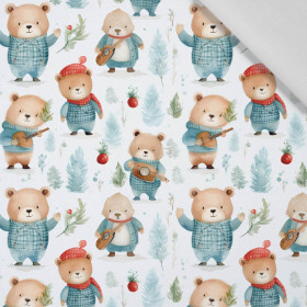 WATERCOLOR WINTER PAT. 3 - Cotton woven fabric