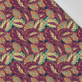 PURPLE LEAVES (VINTAGE) - Cotton woven fabric