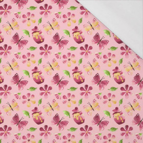 BUTTERFLIES AND HONEY (BEARS AND BUTTERFLIES) - single jersey with elastane 