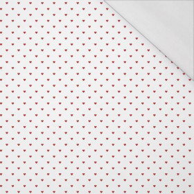 HEARTS pat. 2 / white (VALENTINE'S MIX) - single jersey with elastane 