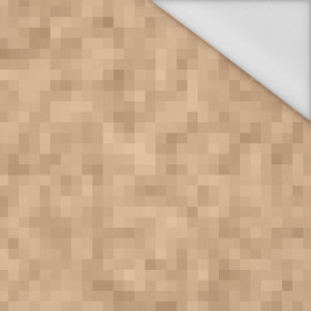 PIXELS pat. 2 / beige  - Waterproof woven fabric