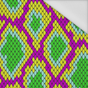 NEON SNAKE'S SKIN PAT. 2 - Waterproof woven fabric