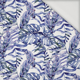 MINI LEAVES PAT. 3 (TROPICAL NATURE) (Very Peri) - Viscose jersey