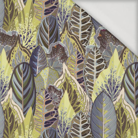 GREEN JUNGLE pat. 2 (VINTAGE) - Viscose jersey