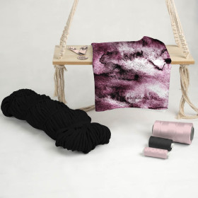 WATERCOLOR MARBLE MS. 1 - looped knit fabric