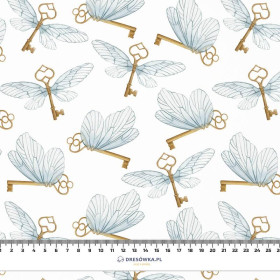 WINGED KEYS (MAGIC SCHOOL) - Cotton woven fabric