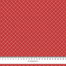 STITCH / red (VALENTINE'S MIX) - looped knit fabric