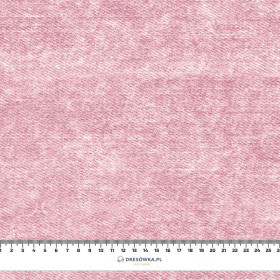 VINTAGE LOOK JEANS (rose quartz) - looped knit fabric