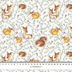 SLEEPING ANIMALS MIX (SLEEPING ANIMALS) / white - Viscose jersey