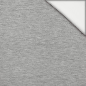 MELANGE LIGHT GRAY - light brushed knitwear