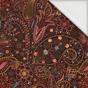 LACE FLOWERS - looped knit fabric with elastane