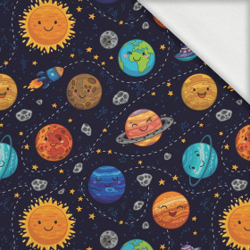 PLANETS - looped knit fabric with elastane ITY
