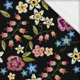 FLOWERS- single jersey with elastane