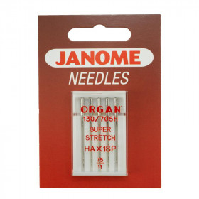 Stretch and knit fabric ballpoint needles JANOME 5 pcs set - 75