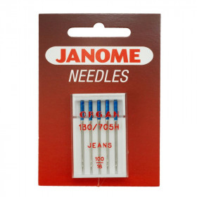 Jeans needles JANOME 5 pcs set - 100