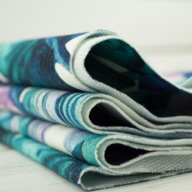 WATER-COLOR LEAVES - looped knit SP250