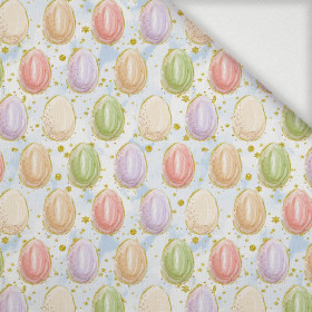 EASTER EGGS PAT. 2 (CUTE BUNNIES) - Woven Fabric for tablecloths