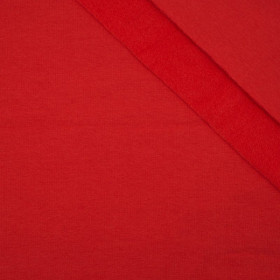 40CM RED - brushed knitwear with elastane 290g