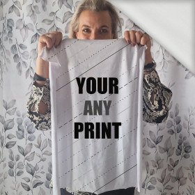PANEL (60cm x 50cm) - WITH CUSTOM PRINT - looped knit fabric