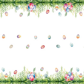 EASTER EGGS - Woven Fabric for tablecloths