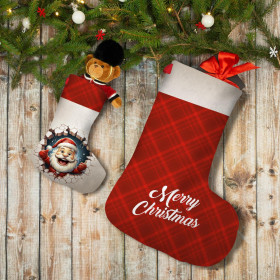 Christmas Stocking Set - HAPPY SANTA - sewing set