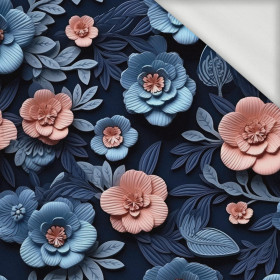 FLOWERS 3D PAT. 12 - looped knit fabric
