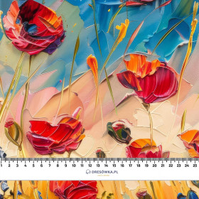 FLOWERS WZ.33 - Woven Fabric for tablecloths