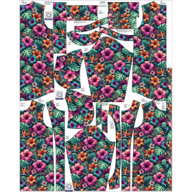 WOMEN'S PARKA (ANNA) - FLOWERS WZ.35 - softshell