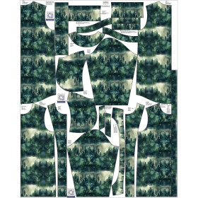 WOMEN'S PARKA (ANNA) - FOREST WZ.4 - softshell