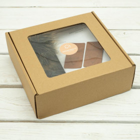 GRAPHITE / fox - Cap and loop creative sewing set