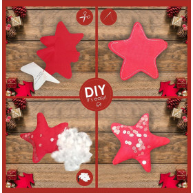 Winterbag + paper pattern for Christmas decorations 