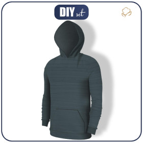MEN’S HOODIE (COLORADO) - STRIPES - sewing set