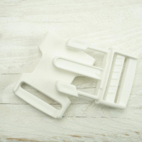 Plastic Side release Buckle P 25 mm - white