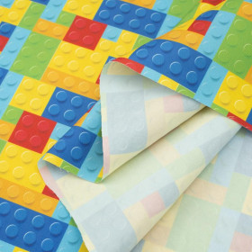 100cm BRICKS - quick-drying woven fabric