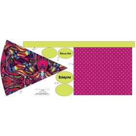 First Grade Candy Cone - COLORFUL ABSTRACTION - sewing set