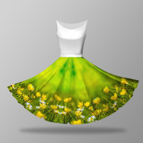 MARSH-MARIGOLD - circle skirt panel 