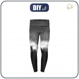 GIRLS THERMO LEGGINGS (DORA) - FORREST OMBRE (WINTER IN THE MOUNTAIN) - sewing set 116