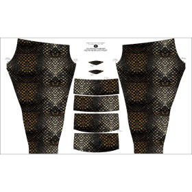 SPORTS LEGGINGS - LEATHER PATTERN PAT.8 - sewing set