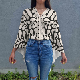 LEAVES WZ. 3 - Viscose jersey