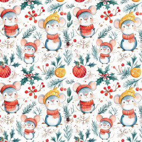 LET IS SNOW wz.2 - looped knit fabric