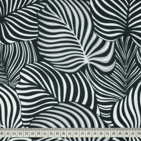 ZEBRA LEAVES - Waterproof woven fabric