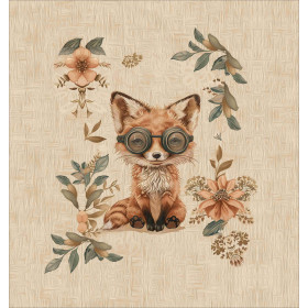 FOX STEAMPUNK FOREST - PANORAMIC PANEL 60cm