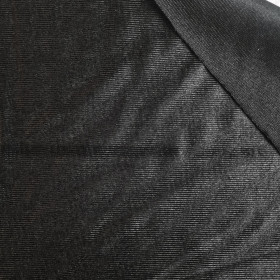 BLACK - lurex knit fabric