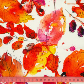 PAINTED FLOWERS - Viscose jersey WE210