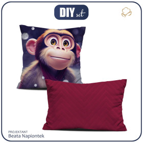 DECORATIVE PILOWS - ANIMATED MONKEY - sewing set