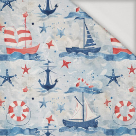 MARINE pat. 3 - Viscose jersey