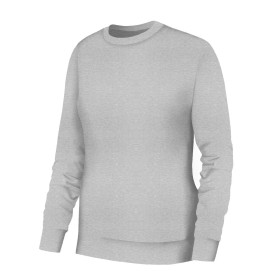 WOMEN'S SWEATSHIRT (HANA) BASIC - M-01 melange light grey - sewing set